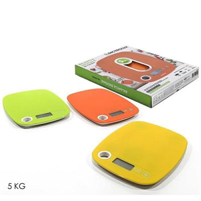 BILANCIA DIGITALE DA CUCINA 5 KG 3 COLORI ASS