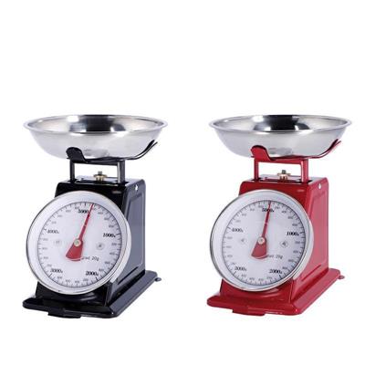 BILANCIA CUCINA 5 KG 18 X 12 X H20 CM 2 COLORI ASS
