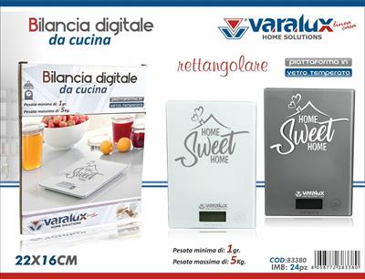BILANCIA CUCINA DIGITALE 22X16CM 1GR/5KG