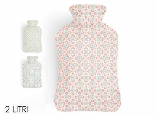 BORSA ACQUA CALDA 2LT CON COVER DECORI ASS.