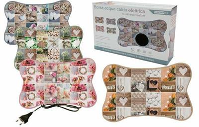 BORSA ACQUA CALDA ELETTRICA CUORI 4MODELLI ASS.