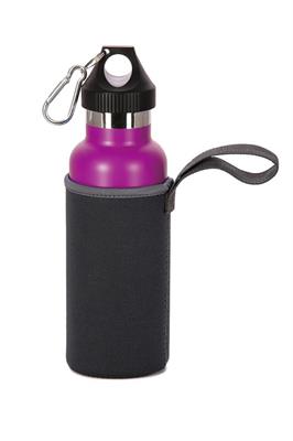 BOTTIGLIA TERMICA CON MOSCHETTONE 75CL FUCSIA ACCIAIO INOX