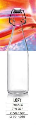 BOTTIGLIA LORY 500ML VETRO TRASPARENTE