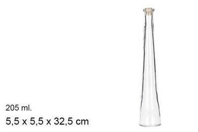 BOTTIGLIA MIAMI ROTONDA 5,5X5,5X32,5CM 205ML