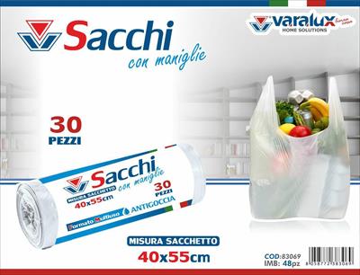 BUSTA PLASTICA TRASPARENTE CONF. 30PZ 40X55CM