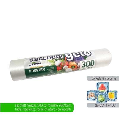 BUSTE FRIGO GELO 28 X 40 CM 300 PZ ROTOLO IRGE