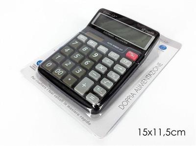 CALCOLATRICE 12 CIFRE DOPPIA ALIMENTAZIONE