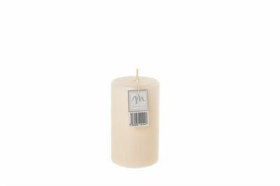 CANDELA PILLAR OPACA AVORIO D. 8XH14CM