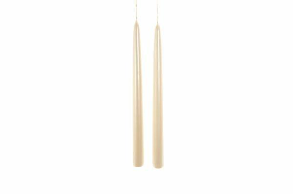 CANDELA A STELO SET 2PZ COLORE MADREPERLA