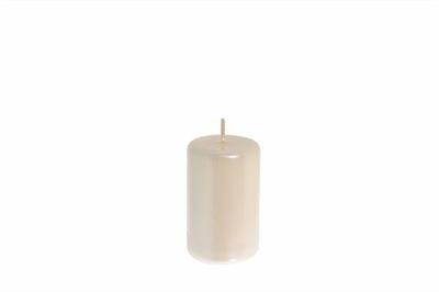 CANDELA PILLAR LUCID D. 4,7XH7,5CM COLORE MADREPERLA