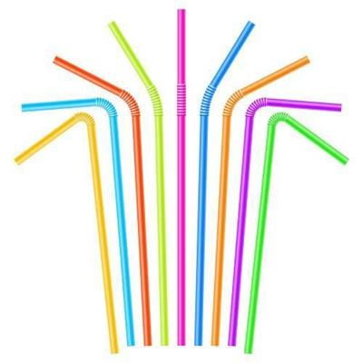 CANNUCCE FLESSIBILI 6X220MM CONF. 200PZ COLORE FLUO