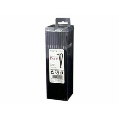CANNUCCE FLESSIBILI 6X210MM CONF. 100PZ COLORE NERO