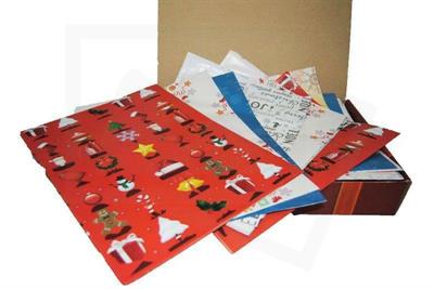 CARTA REGALO TIPO NATALIZIO 100PZ
