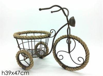 CASPO PORTAPIANTA BICI 47XH39CM COLORE MARRONE