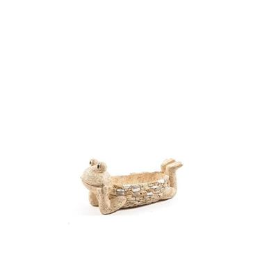 CASPO PORTAPIANTA RANA 36,3 X 14,8 X H15 CM