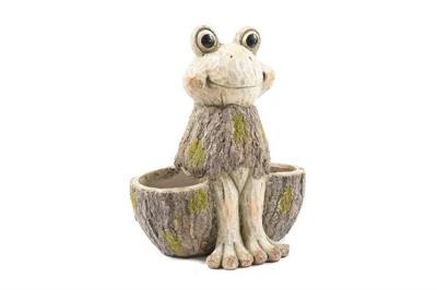 CASPO PORTAVASO RANA GRANDE 33X25XH38,5CM