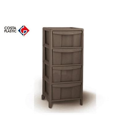 CASSETTIERA COMETA 4 COLORE MARRONE