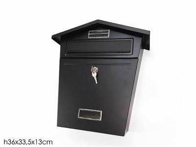 CASSETTA POSTALE 33,5X13XH36CM COLORE NERO