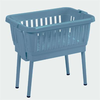 CESTONE AMICO CON GAMBE RICHIUDIBILI 64X43X29/32CM COLORE AZ
