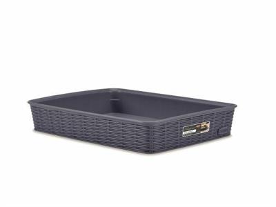 CESTINO ELEGANCE L 35,5X26XH6CM COLORE BLU NAVY