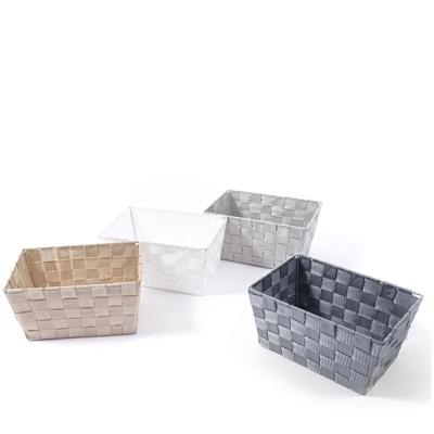 CESTINO IN NYLON 25 X 17 X H13 CM COLORI ASS
