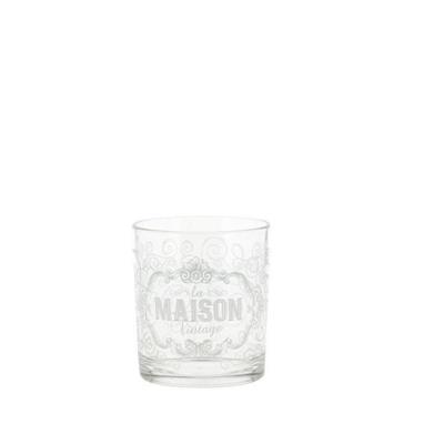 BICCHIERE ACQUA 220 CC CONF. 6 PZ DECORO LA MAISON VINTAGE
